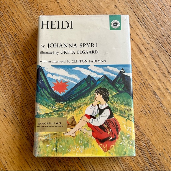 Other - Heidi Johanna Spyri Greta Elgaard 1962 First Ex-Library Mylar Cover Hardcover DJ